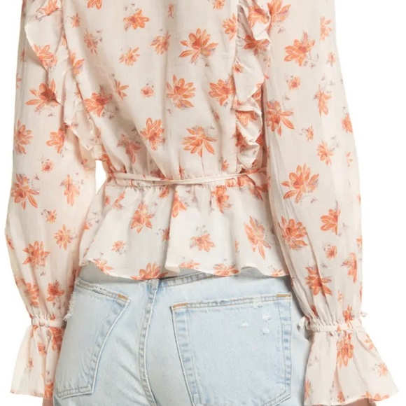 NWT - Free People Amanda Ruffle Top - Size small - Picture 3 of 10